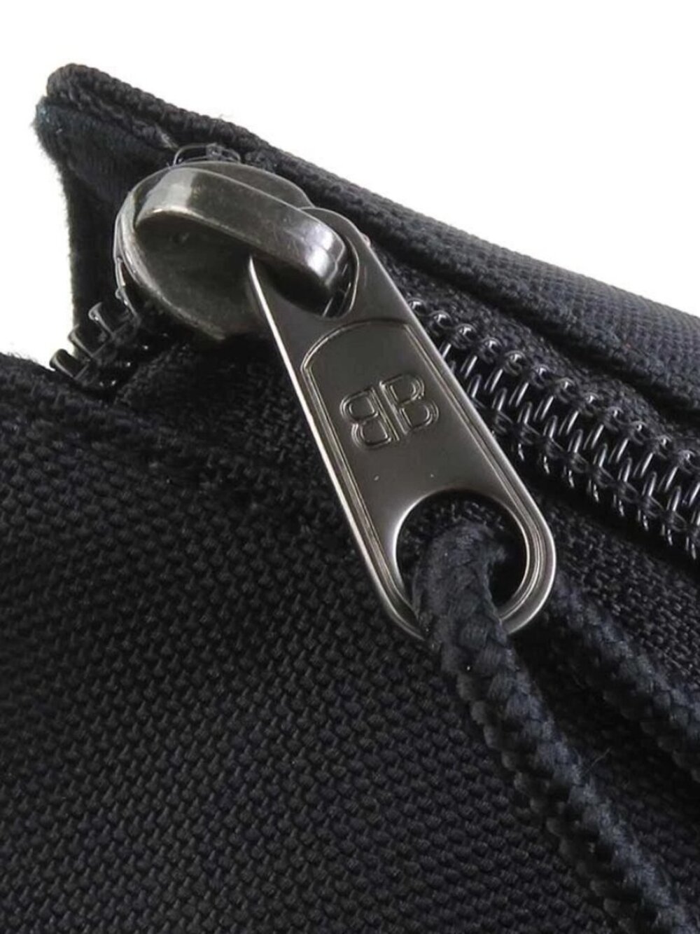 Auth BALENCIAGA Shoulder Bag Tote Bag Black Nylon - Picture 9 of 15